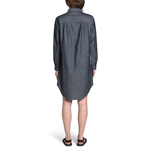 The North Face Black Chambray Dress, Relaxed Fit XSmall - Picture 4 of 12
